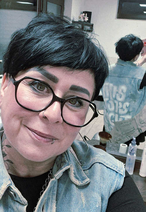 Friseurmeisterin Bianca Jüriens